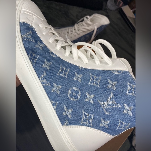 Louis Vuitton Tattoo Sneaker Boot - Monogram Denim - Picture 6 of 8